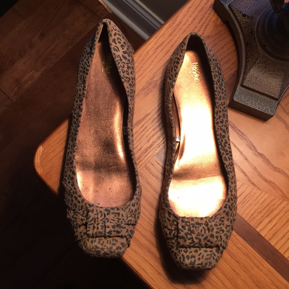 Massimo Cheetah Print Flats